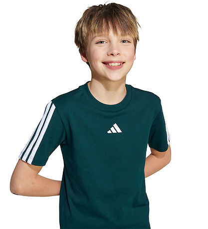 adidas Performance T-shirt - J 3S - Aurivy/White