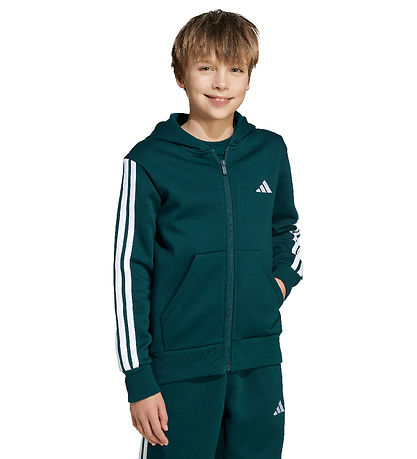 adidas Performance Cardigan - J 3S FL FZ HD - Airivy/White