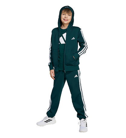 adidas Performance Cardigan - J 3S FL FZ HD - Airivy/White