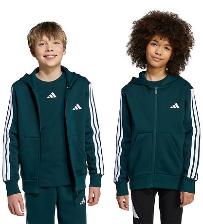 adidas Performance Cardigan - J 3S FL FZ HD - Airivy/White