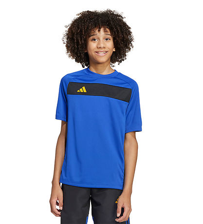 adidas Performance T-shirt - Tiro ES - Selubl/Black/Creyel