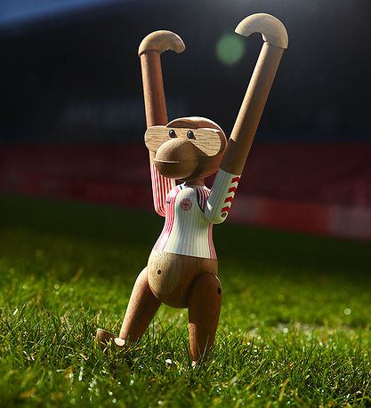 Kay Bojsen Træfigur - Abe DBU 86 Away - Lille - Teak/Limba