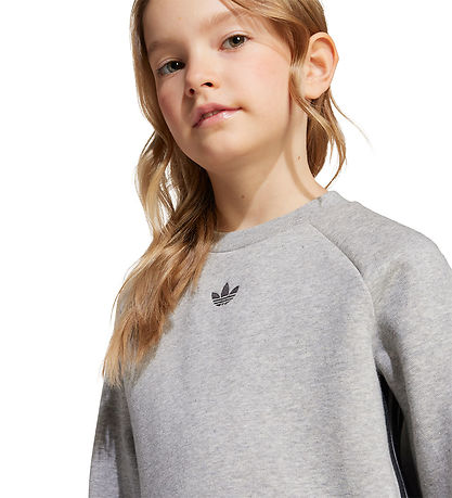 adidas Originals Sweatsæt - Crew - Mgreyh/Black