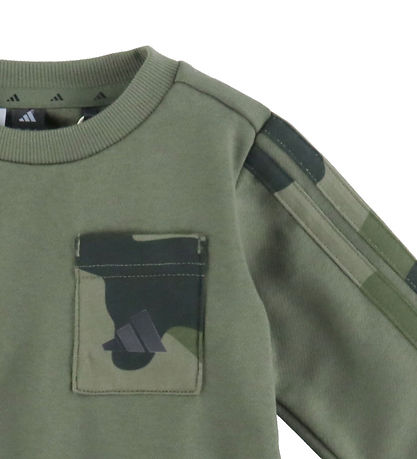 adidas Performance Sweatsæt - Inf Camo - Olistr/Black