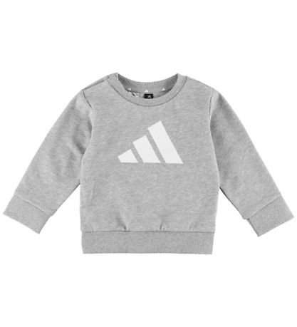 adidas Performance Sweatsæt - I BL FT Jog - Mgreyh/White