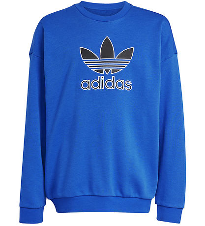 adidas Originals Sweatshirt - Trefoil Crew - Blue/Black
