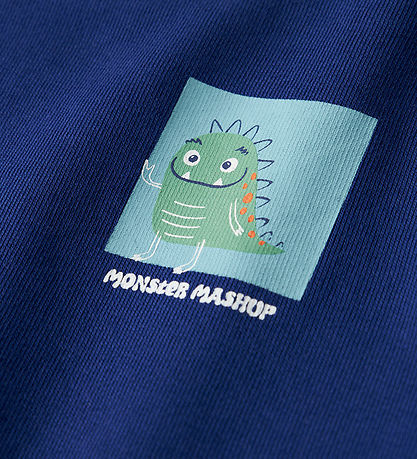 Name It Sweatshirt - NmmVasha - Sodalite Blue/Monster Mashup