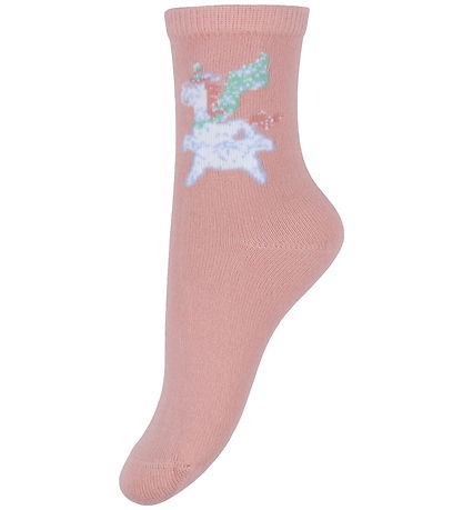 Name It Strømper - 5-Par - NmfVinni - Bright White/Floral AOP