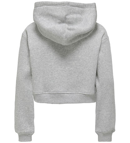 Kids Only Hættetrøje - KogSweat - Light Grey Melange