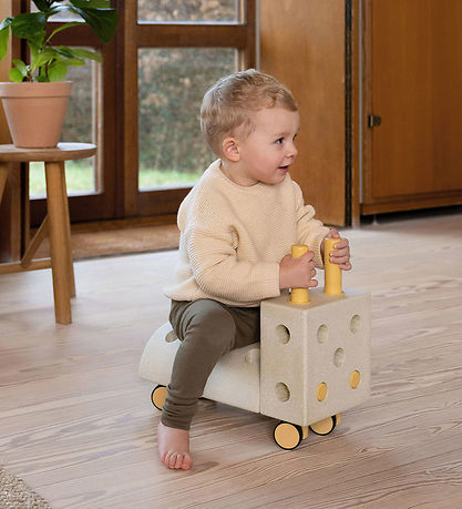 MODU Gåvogn - Tiny Ride - 10 Dele - 40x20x36 cm - Sand Grey/Hone