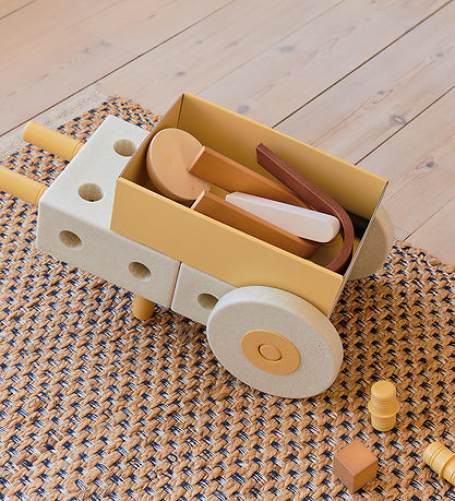 MODU Gåvogn 3-i-1 - Sand Grey/Honey Yellow