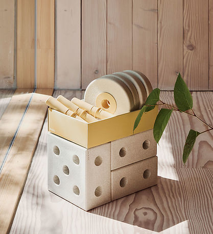 MODU Gåvogn 3-i-1 - Sand Grey/Honey Yellow