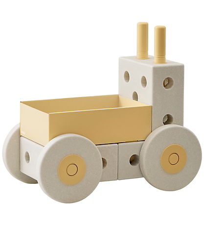 MODU Gåvogn 3-i-1 - Sand Grey/Honey Yellow