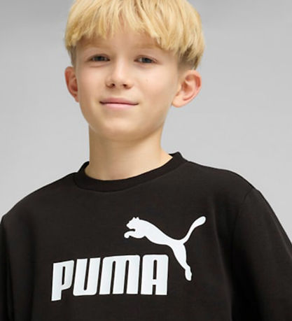 Puma Sweatshirt - ESS No. 1 Logo Crew - Sort