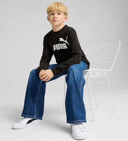Puma Sweatshirt - ESS No. 1 Logo Crew - Sort
