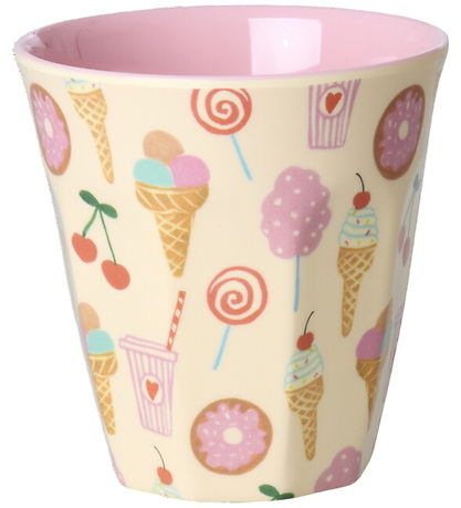 Rice Kopper - Melamin - 6 stk. - 160 ml - Pink Fun Fair