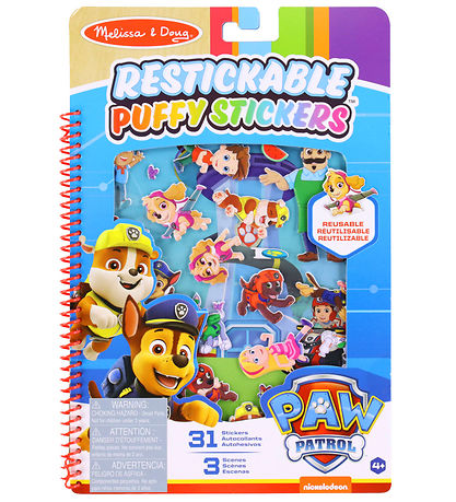 Paw Patrol Klistermærker - Puffy Stickers