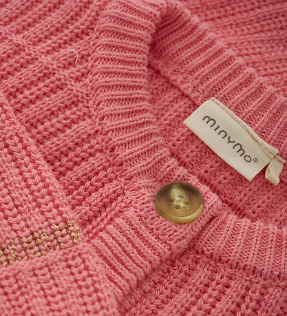 Minymo Cardigan - Strik - Strawberry Ice