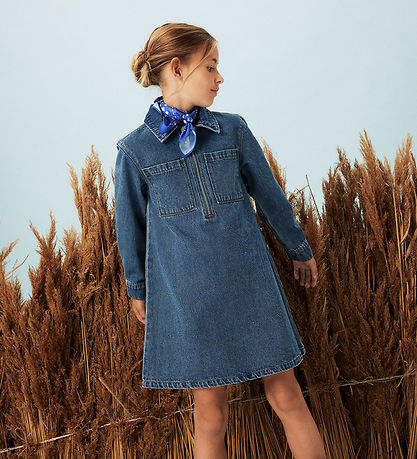 Name It Kjole - Denim - NkfAstrid - Medium Blue Denim