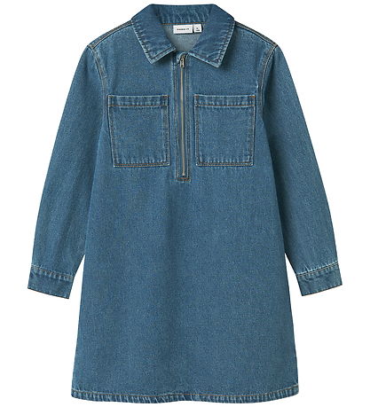 Name It Kjole - Denim - NkfAstrid - Medium Blue Denim