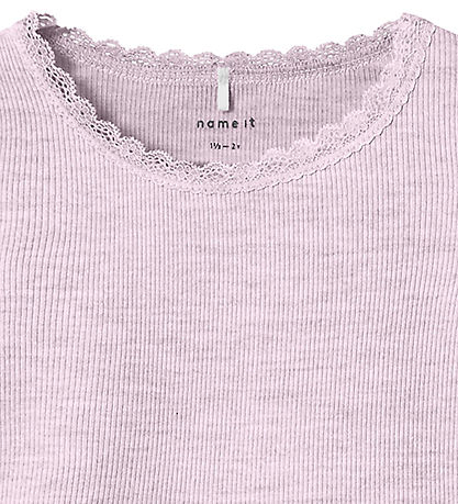 Name It Bluse - Rib - NmfKab - Noos - Sweet Dreams/Melange