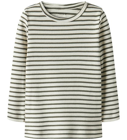 Name it Bluse - Rib - Noos - NmnBani - Dusty Olive