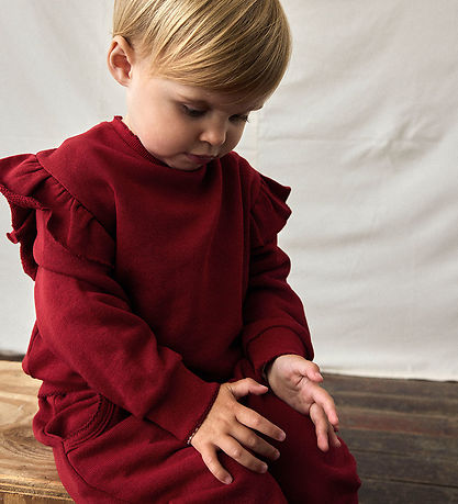 Lil Atelier Swetpants - NmfKilano - Red Dahlia