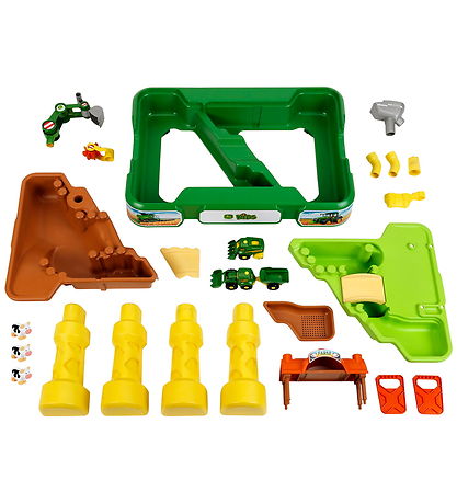 John Deere Legebord - Sand/Vand m. bondegårdsdele