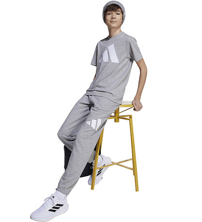 adidas Performance Sweatpants - J BL FT PT - Mgreyh/White