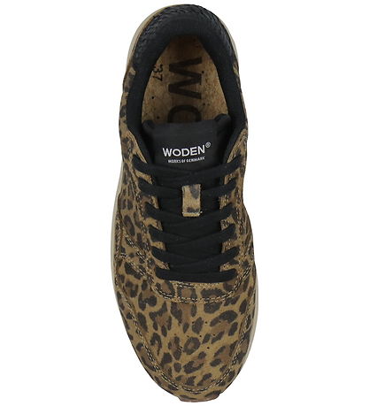 Woden sko - Nicoline Leo - Leopard