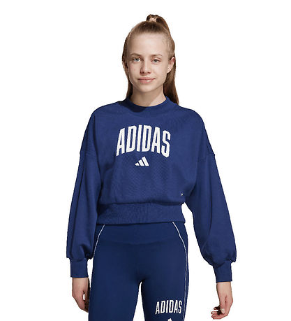 adidas Performance Sweatshirt - JG CLGT FT - Dkblue/White