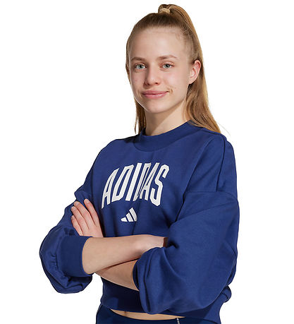 adidas Performance Sweatshirt - JG CLGT FT - Dkblue/White