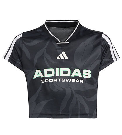 adidas Performance T-shirt - JG HOT CR AOP - Carbon/Black/White