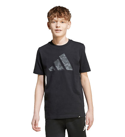 adidas Performance T-shirt - J Camo - Black
