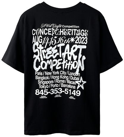 LMTD T-Shirt - NlmStreet - Black / White Print