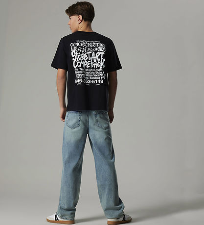 LMTD T-Shirt - NlmStreet - Black / White Print