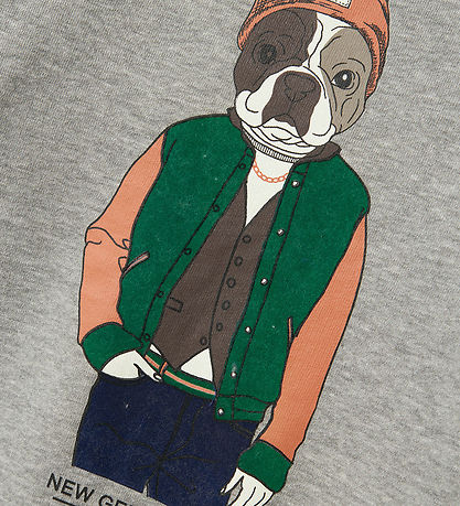 Name It Sweatshirt - NkmPsalko - Grey Melange