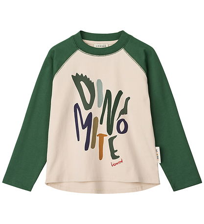 Liewood T-shirt - Dinomite / Garden Green / Sandy