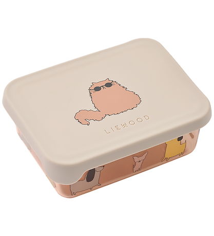 Liewood Snackbox - Cats and Dogs / Sandy