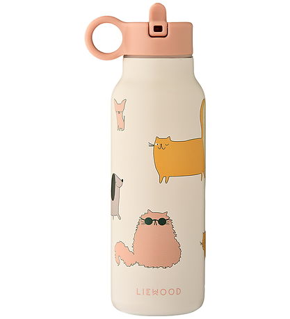 Liewood Drikkedunk - 350 ml - Cats and Dogs / Sandy