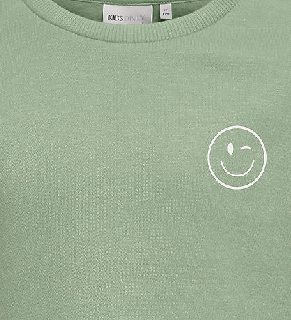 Kids Only Shortssæt - Koglena - Hedge Green/Cloud Dancer