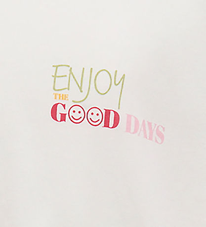 Kids Only T-shirt - Koglia - Cloud Dancer/Sun