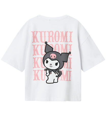 Name It T-shirt - NkfNuni - Kuromi - Bright White
