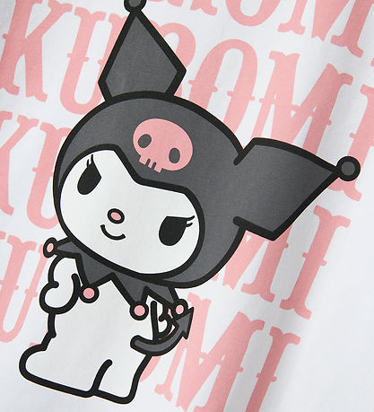 Name It T-shirt - NkfNuni - Kuromi - Bright White