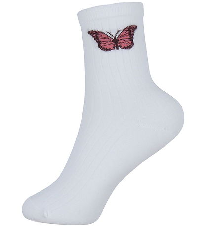 Name It Strømper - 3-pak - NkfLuna - Bright White/Rapture Rose/B