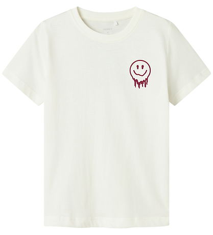 Name It T-shirt - NkmLibbo - Cloud Dancer/Better Days