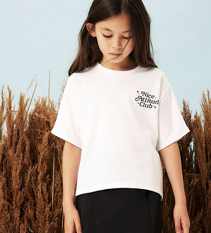 Name It T-shirt - NkfLione - Bright White
