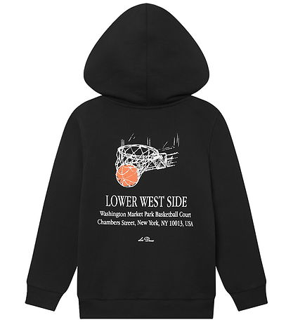 Les Deux Hættetrøje - West Side - Sort m. Print