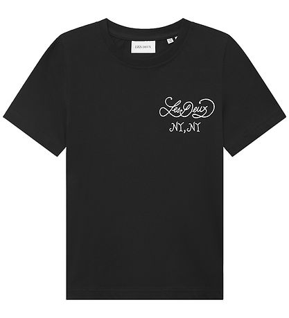 Les Deux T-shirt - Orchard - Sort m. Print