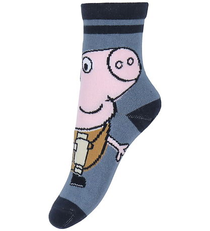 Name It Strømper - 3-pak - NmmOrla - Gurli Gris - Dark Sapphire